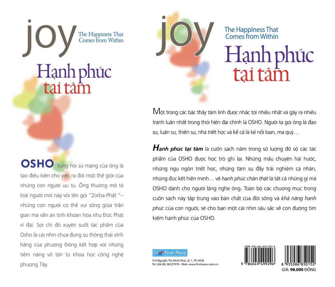 Sách Hạnh Phúc Tại Tâm