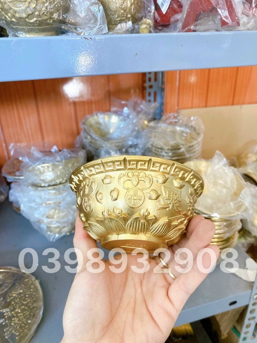 Bát đồng chất liệu bằng đồng bát phong thủy