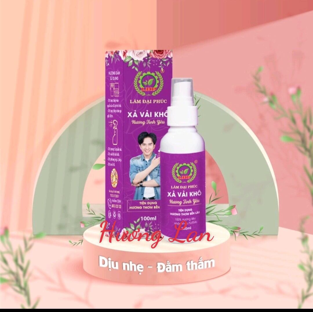 Nước xả vải khô 100ml - Lâm Đại phúc hương thơm Tình Yêu ❤