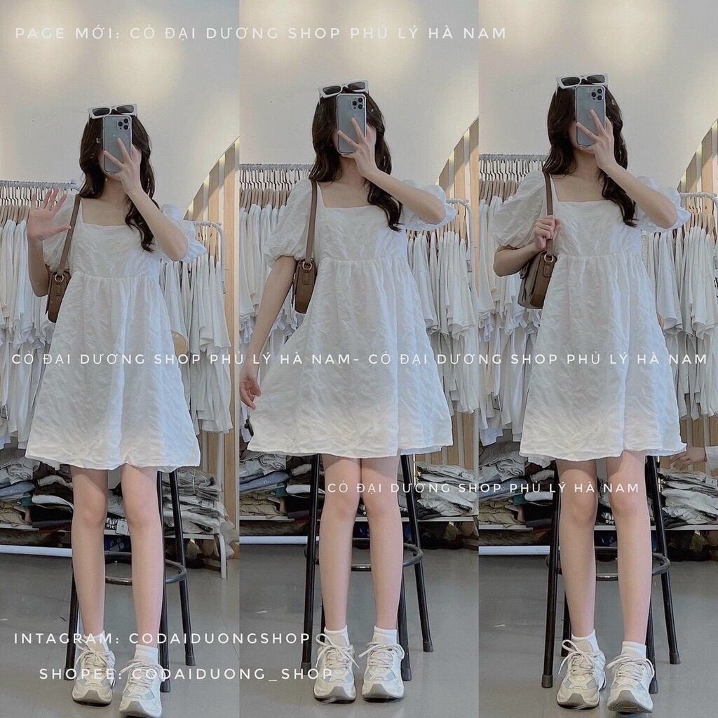 Tt 55 - đầm babydol nữ , chất xịn siêu xinh , best seller
