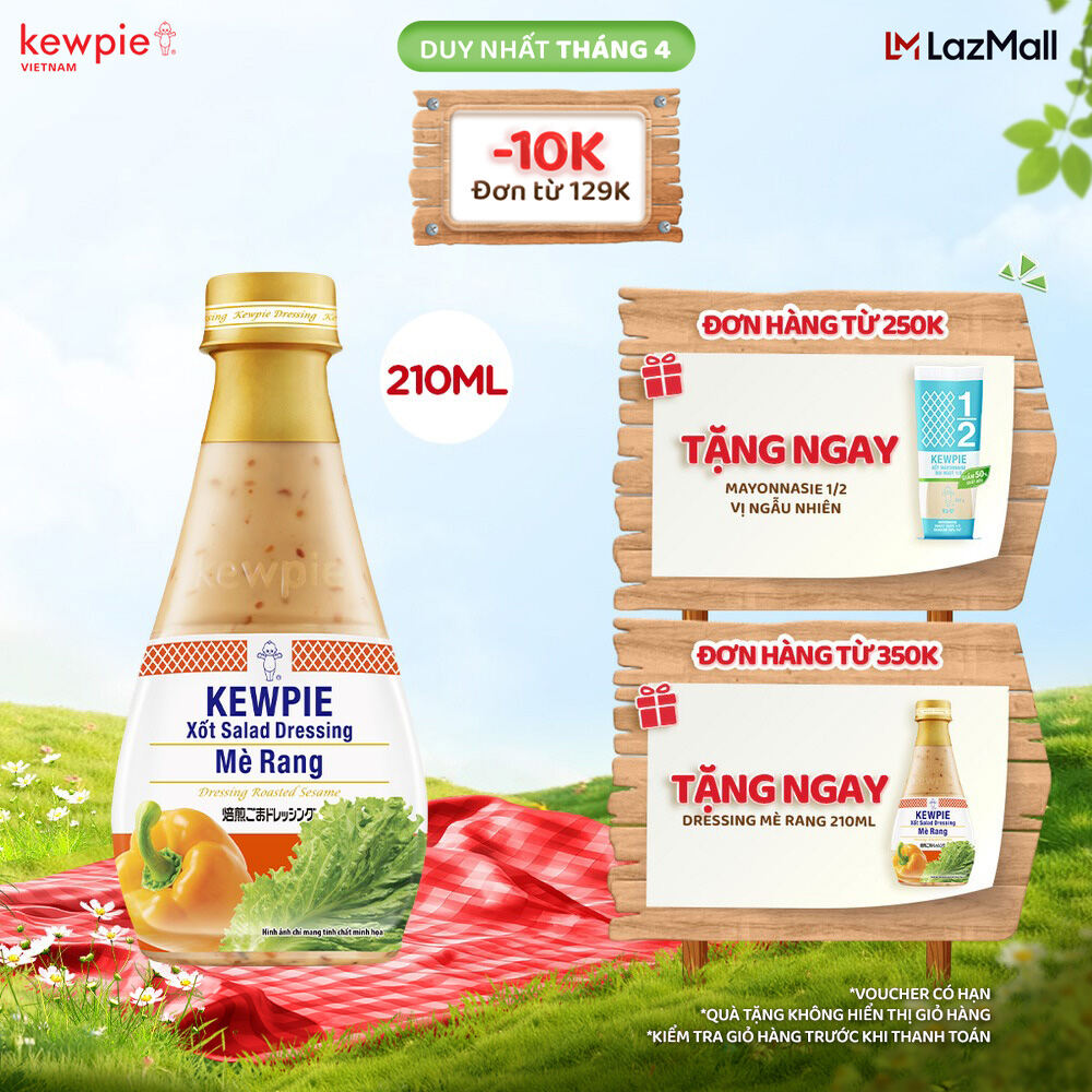Xốt Salad Dressing Mè Rang Kewpie 210ml