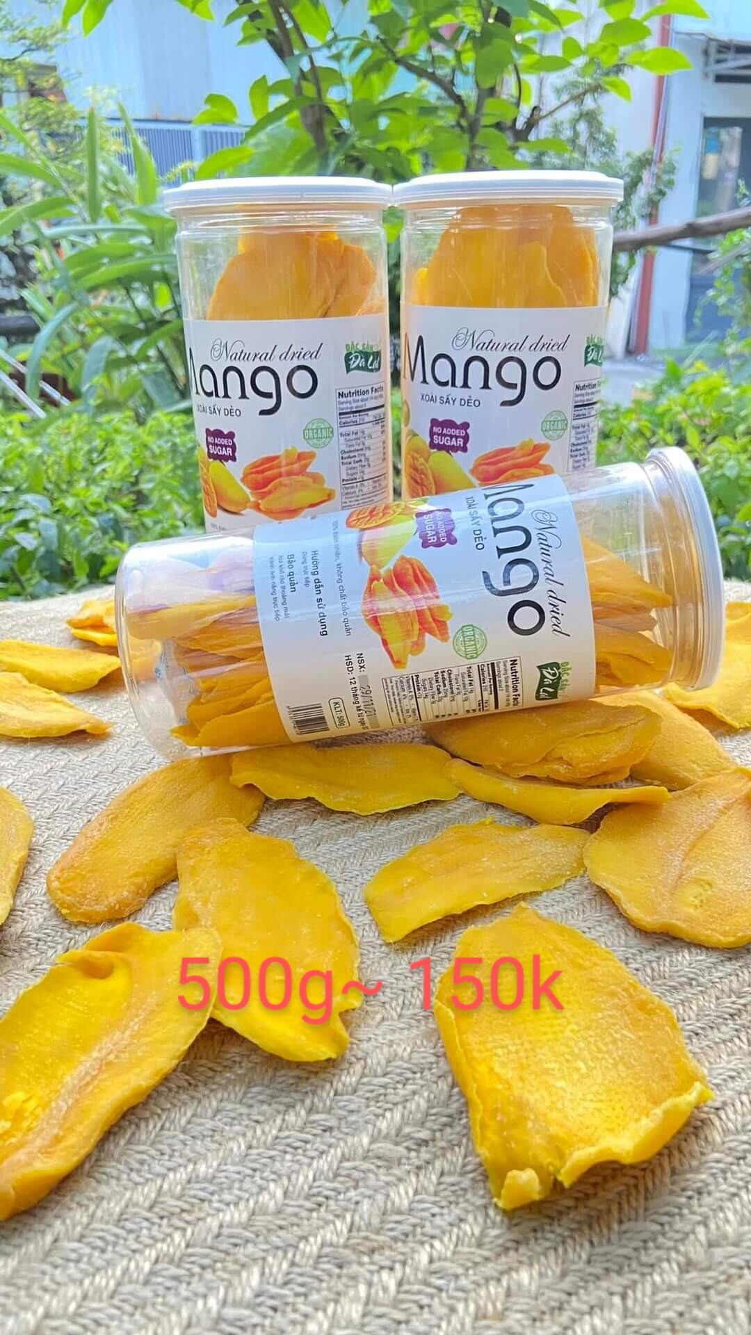 Mango xoài cát sấy dẻo