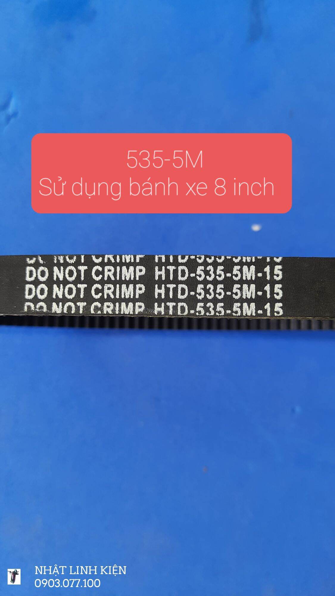 [HCM]Dây curoa xe escooter 8/10/12 inch