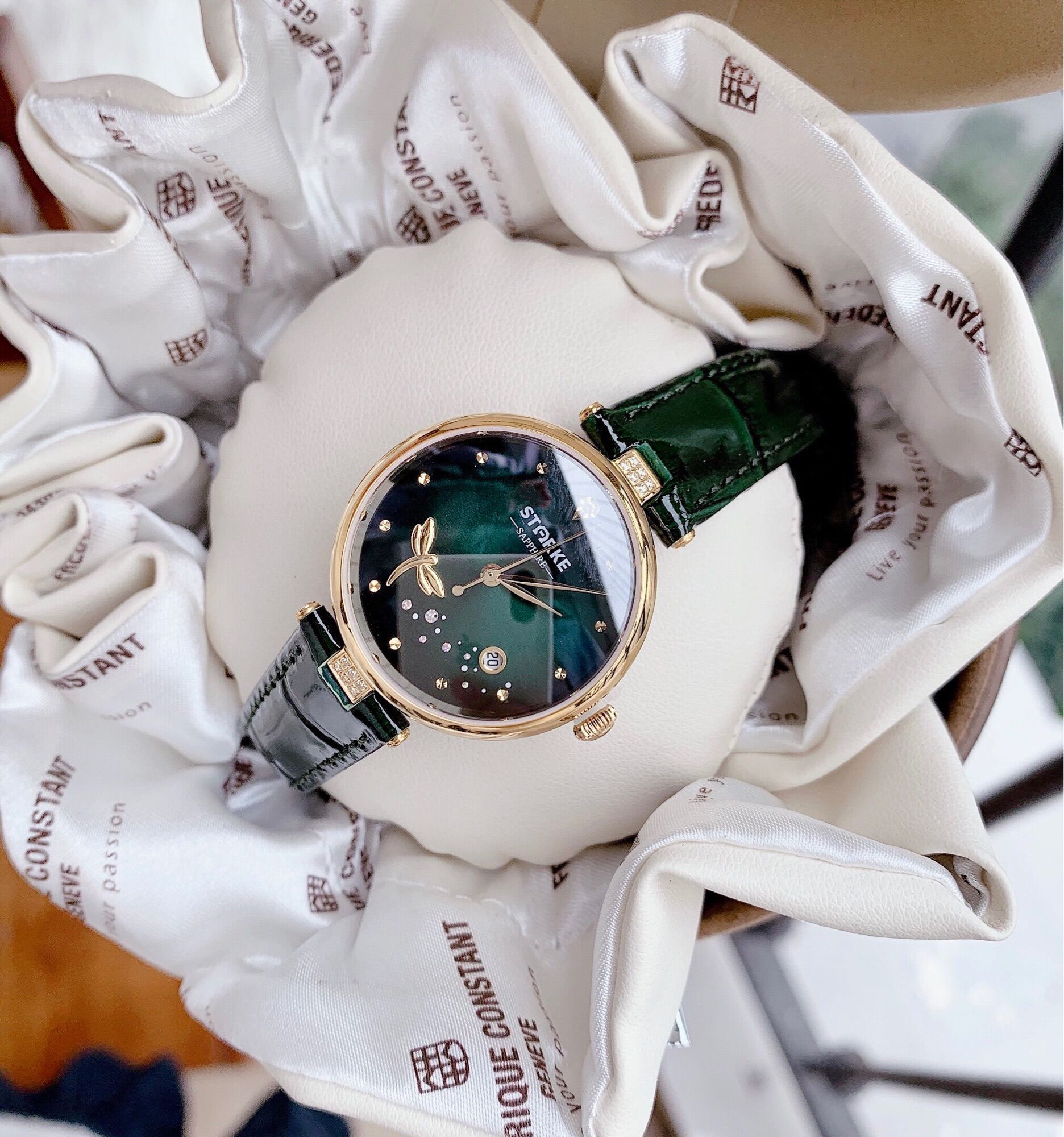 Đồng Hồ Nữ Starke Xanh Lá