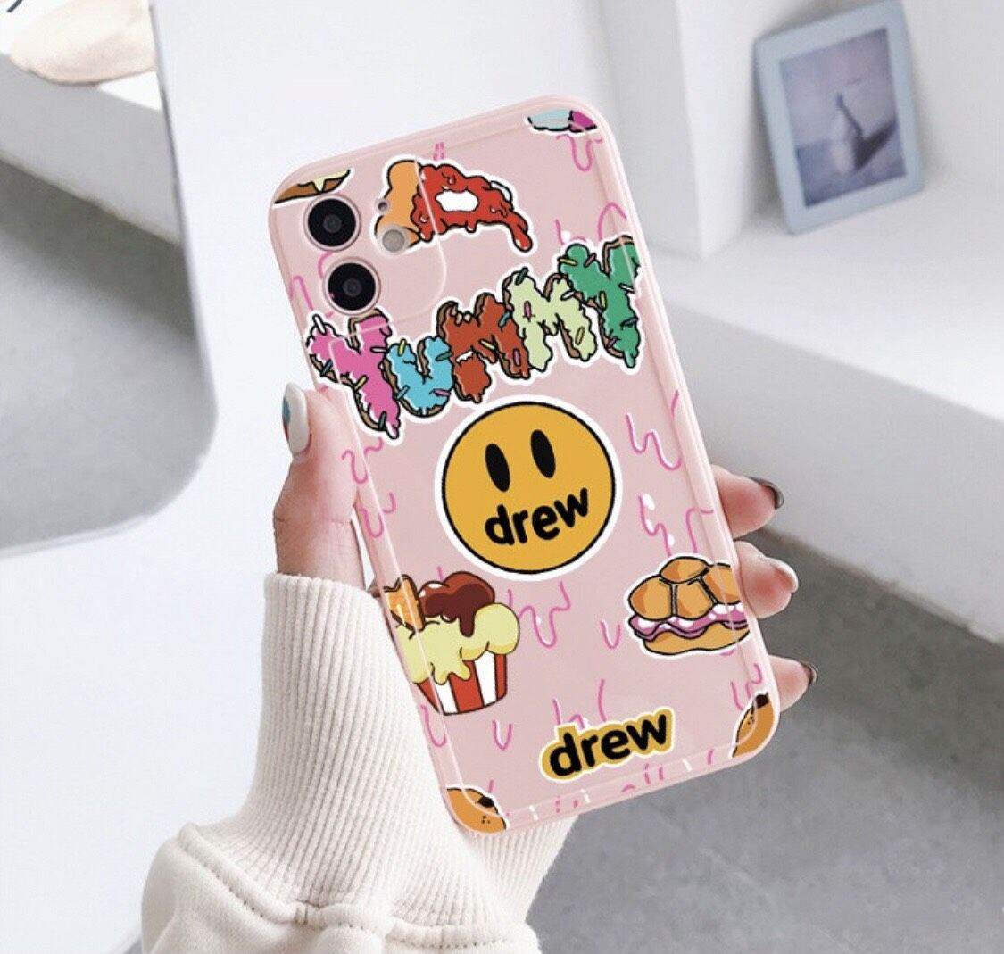 ốp lưng iphone drew yummy hồng, khủng long xanh ip11/11ProMax-12/12ProMax