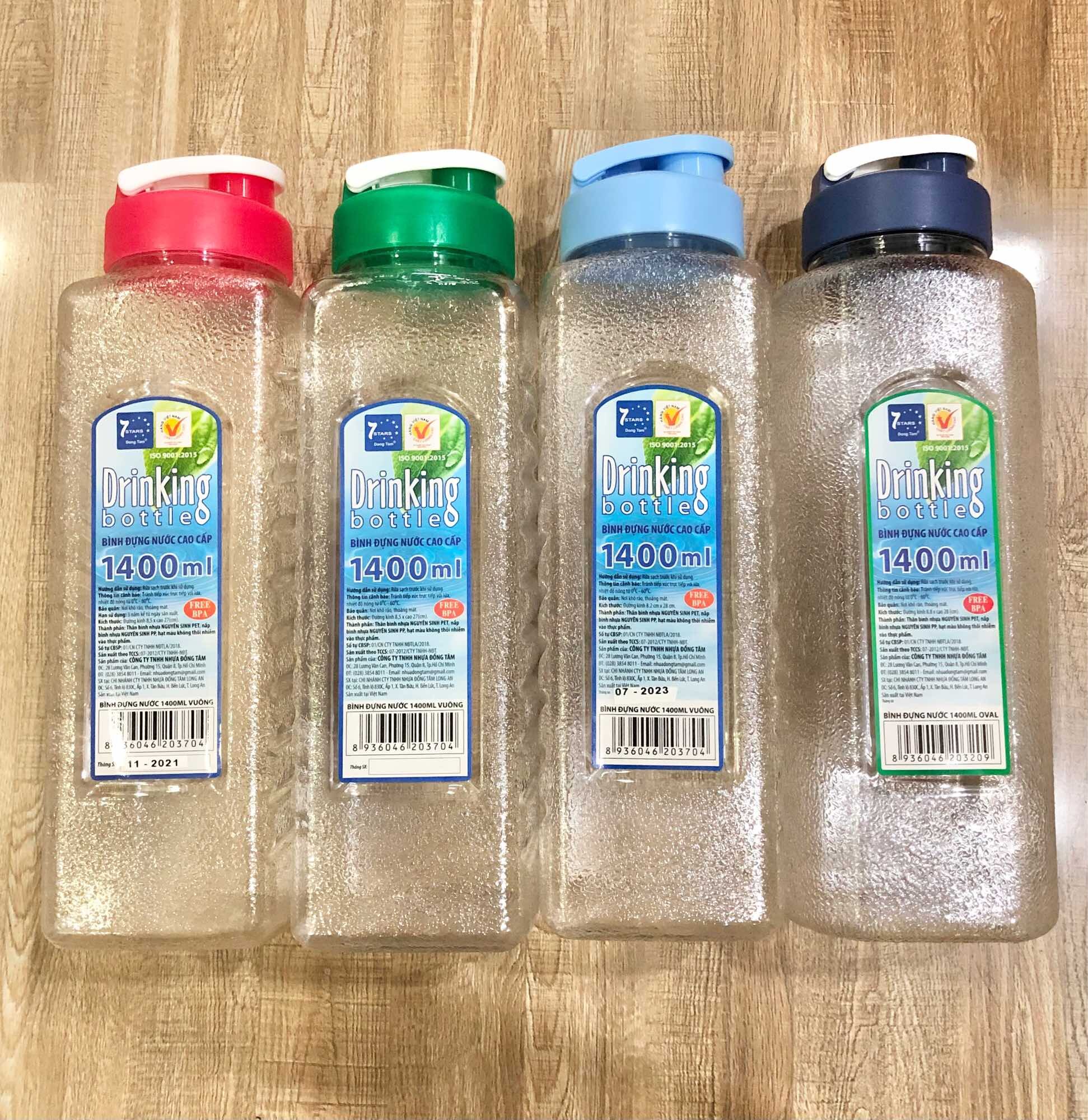 Bình đựng nước 1400ml nhựa Đồng Tâm