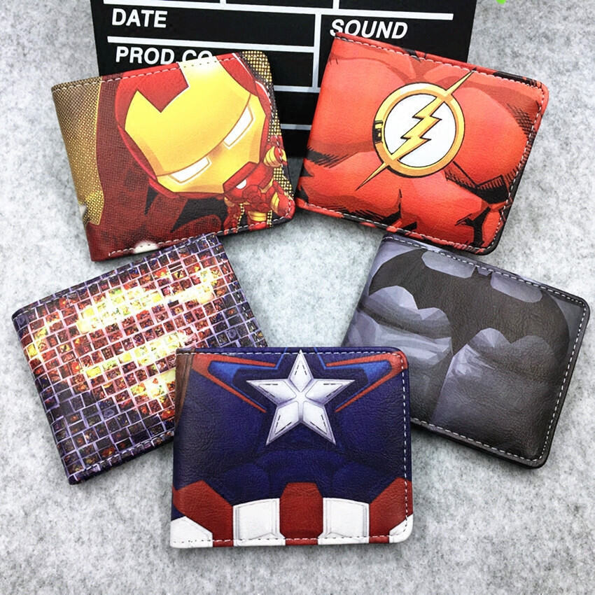 Ví Đựng Tiền Lẻ Nhỏ Có Khóa Kéo Hoạt Hình Marvel Ví TiềN Nam Sành Điệu