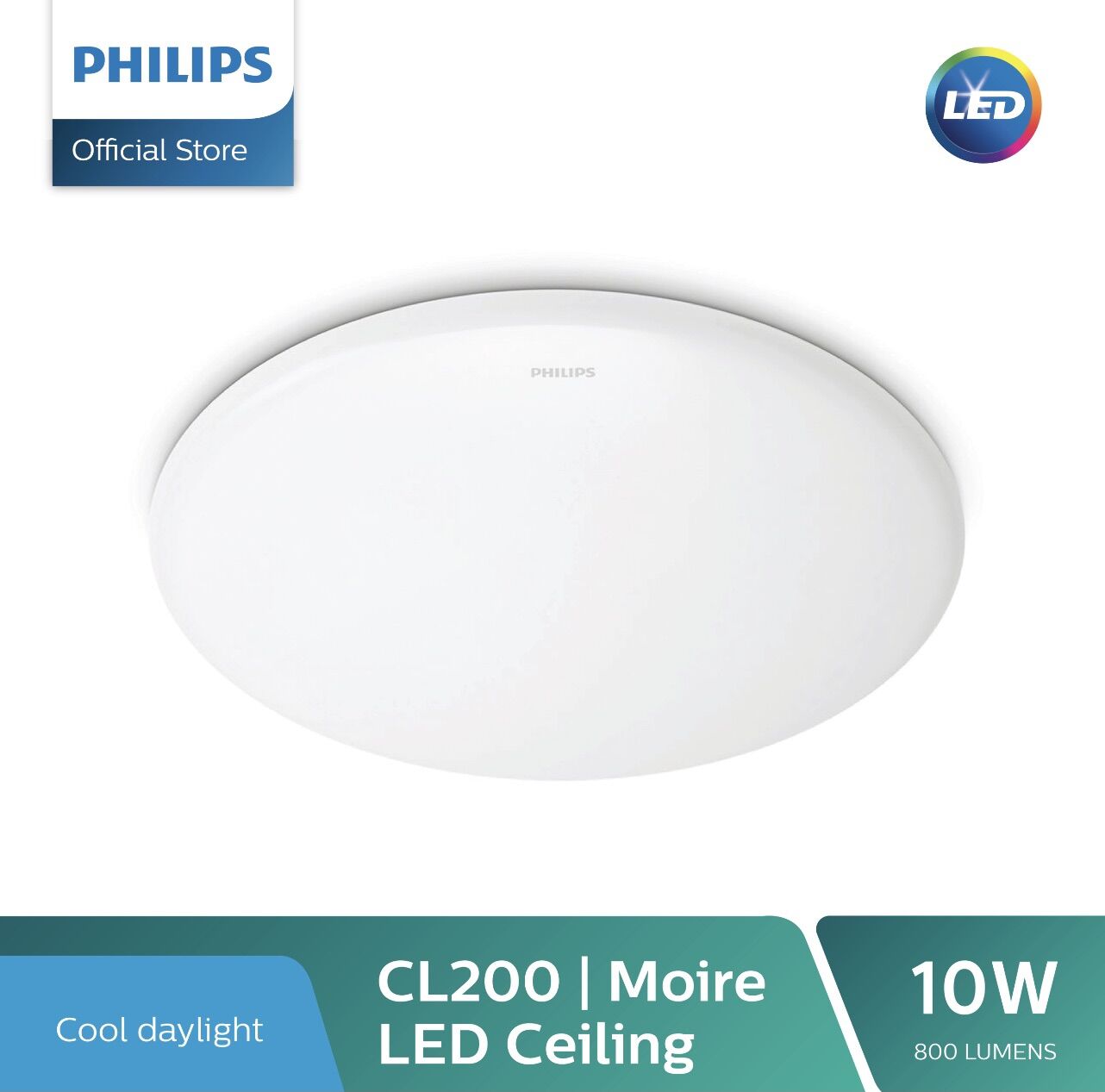 Đèn led ốp trần cl200 10w 6500k philips. đèn ốp trần 10w phi 250mm philips. sản phẩm chính hãng philips.