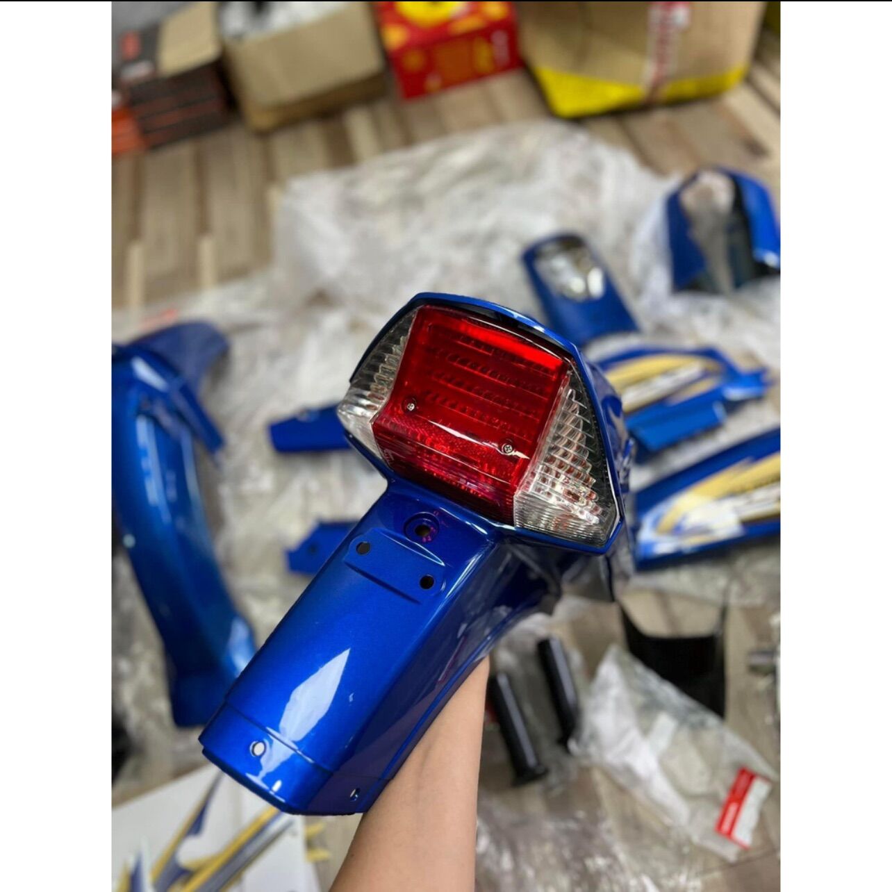 Bộ Xi nhan xe dream , đèn hậu trong suốt dream thái , supper dream HMA chính hãng