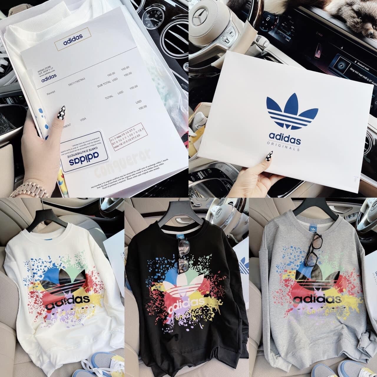 Áo Adidas cao cấp full hộp free size nam nữ đều mặc được