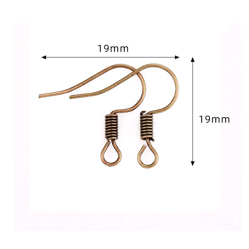 Cặp móc câu inox làm bông tai