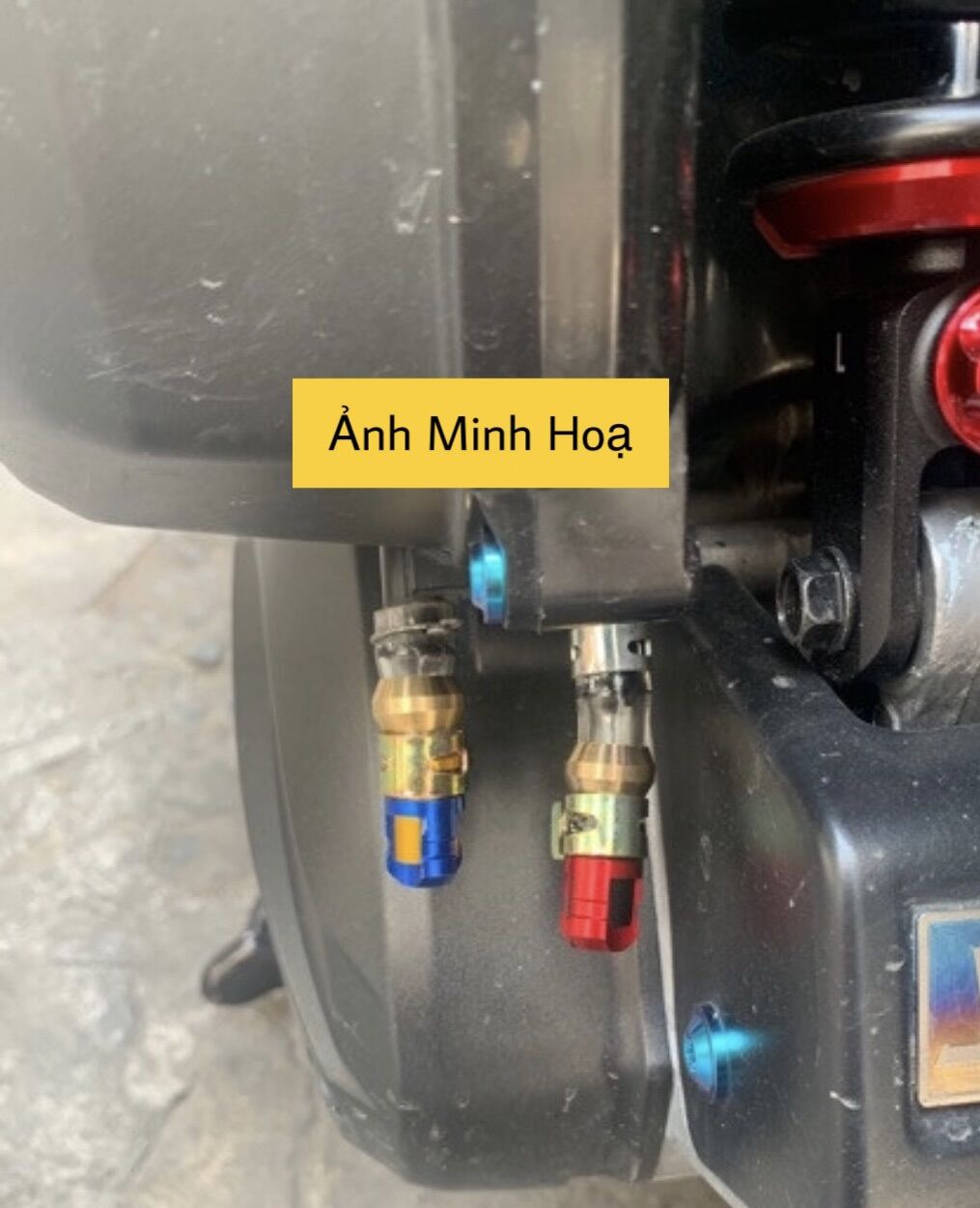 Ống xả cặn inox pô e. Cho Vario, Click. AB, Sh (giá 1 ống)
