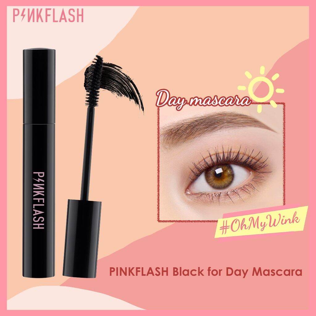Mascara Pinkflash chuốt mi dài và cong mi