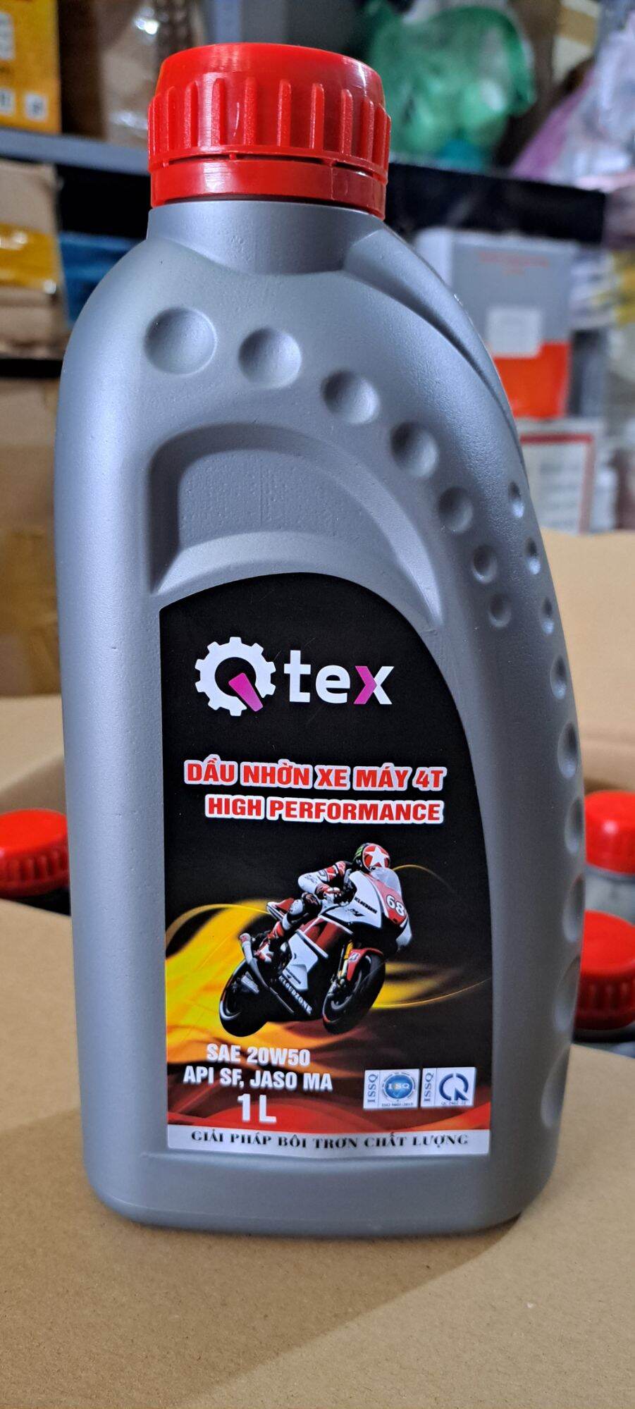 nhớt quatex   1 lít xe số  SF  cấp nhớt 20w50