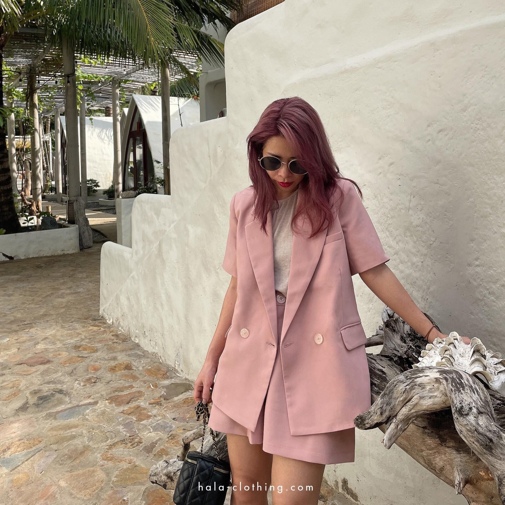 HALA Short Sleeve Blazer - Blazer ngắn tay