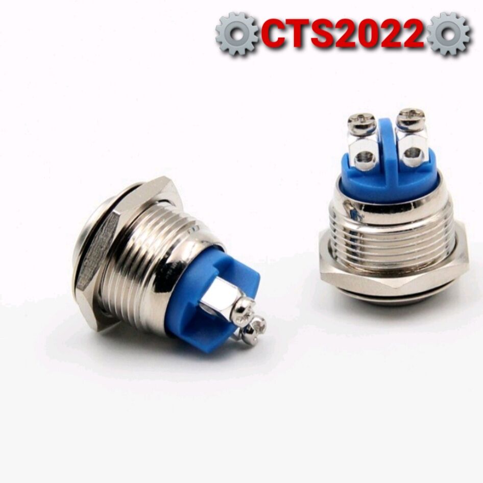Nút nhấn tự nhả phi 16mm bằng kim loại