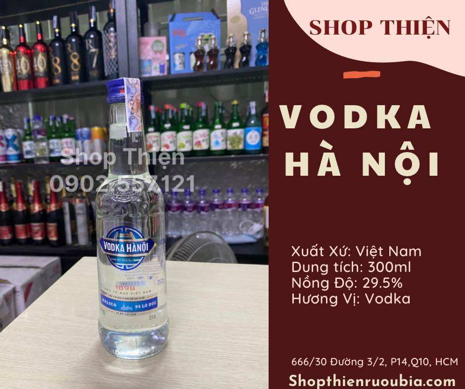 VODKA HÀ NỘI Nhỏ 29.5% 300ml