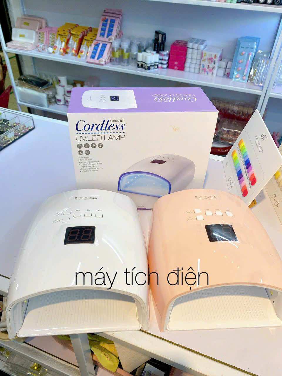 Máy hơ tích điện cordless uv/lep cao cấp 66w