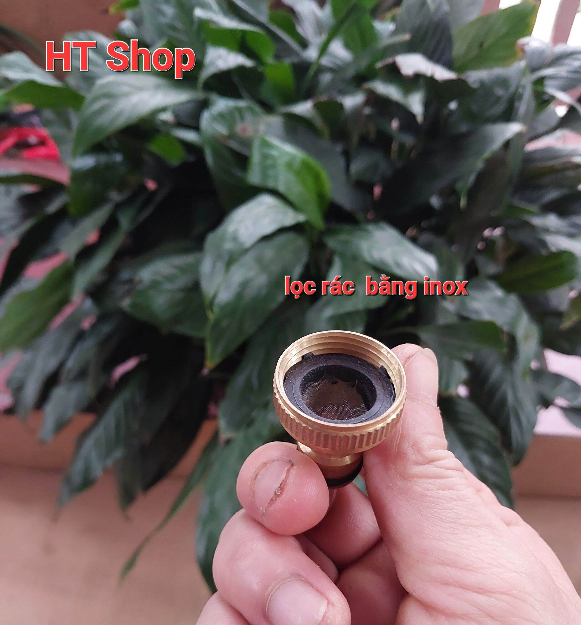Cút lọc rác máy rửa xe gia đình ( Bằng đồng)