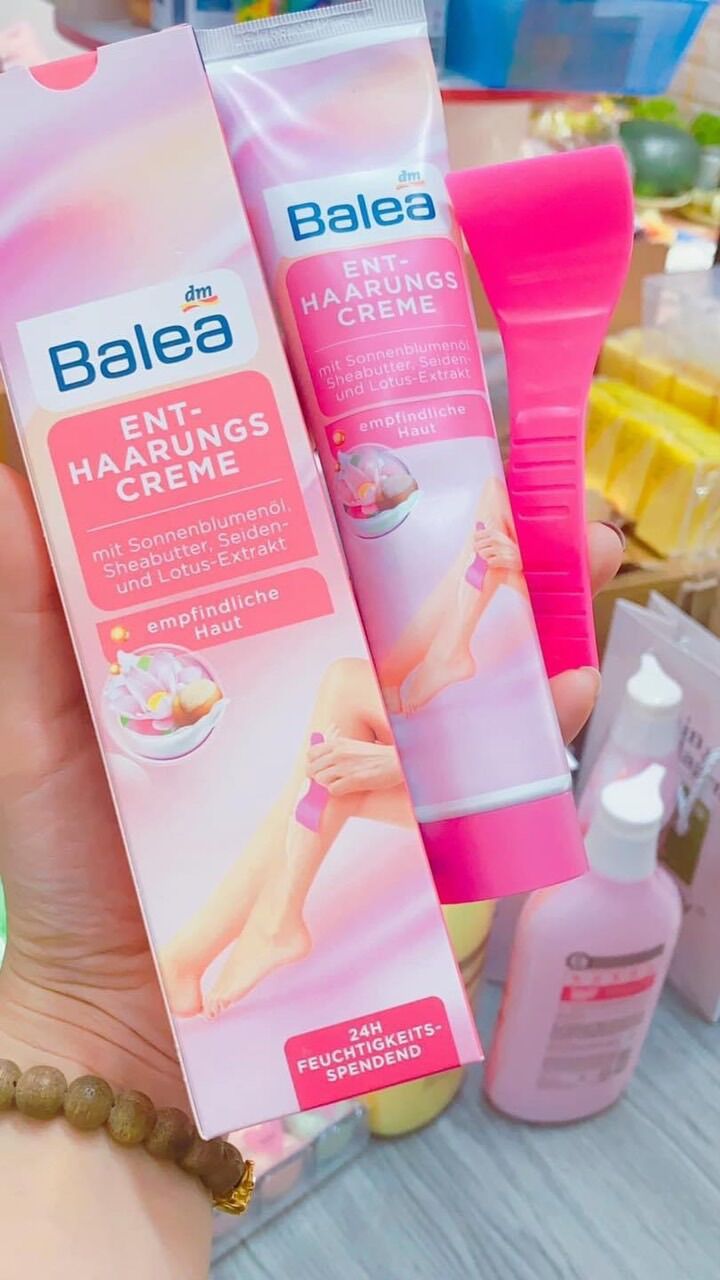 Combo kem tẩy và dưỡng ức chế lông BALEA ĐỨC