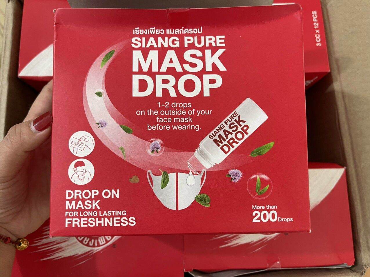 Dầu Nhỏ Khẩu Trang Siangpure Thái