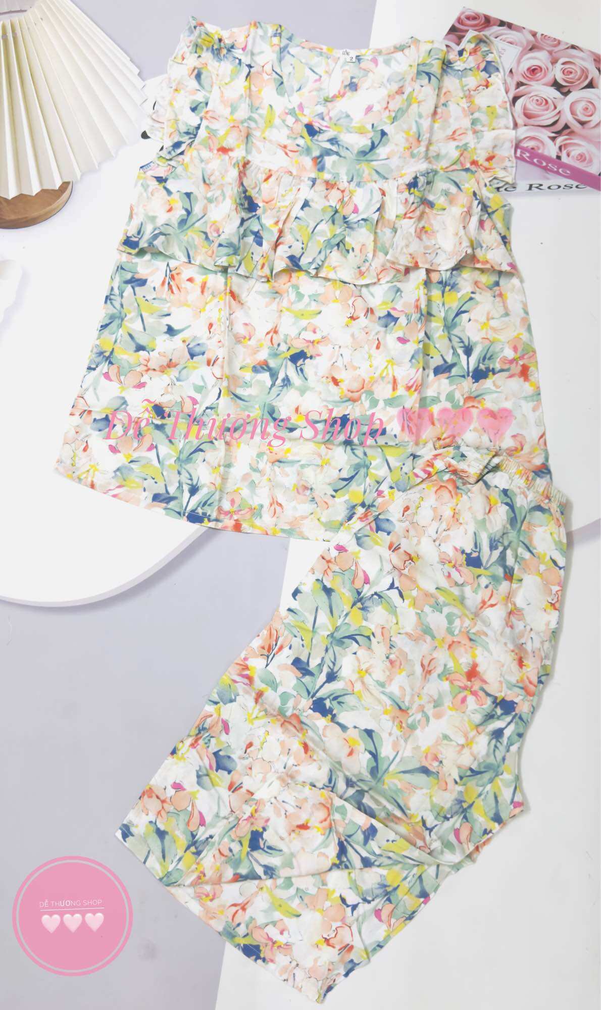 Đồ bộ lửng tole lanh size 3(61-66kg)