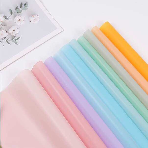 Giấy gói hoa bóng mờ 1 mặt, xấp 20 tờ ko thấm nước
