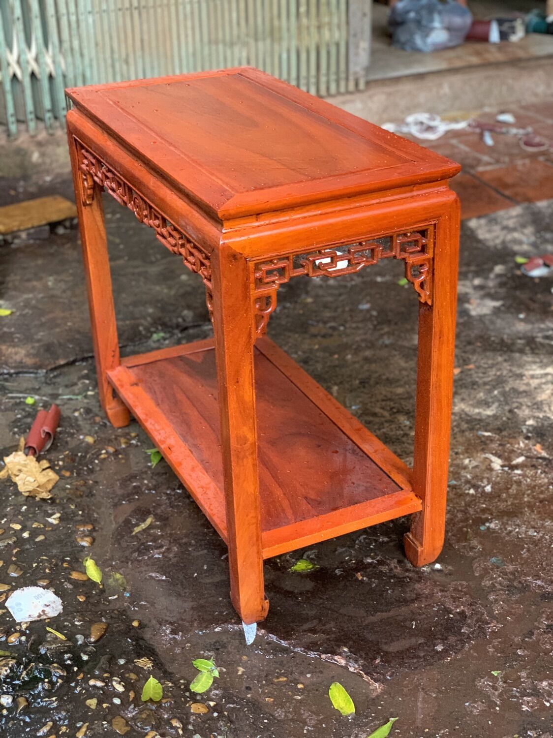 Đôn chữ nhật (mặt 40x80 cao 80) gỗ gõ