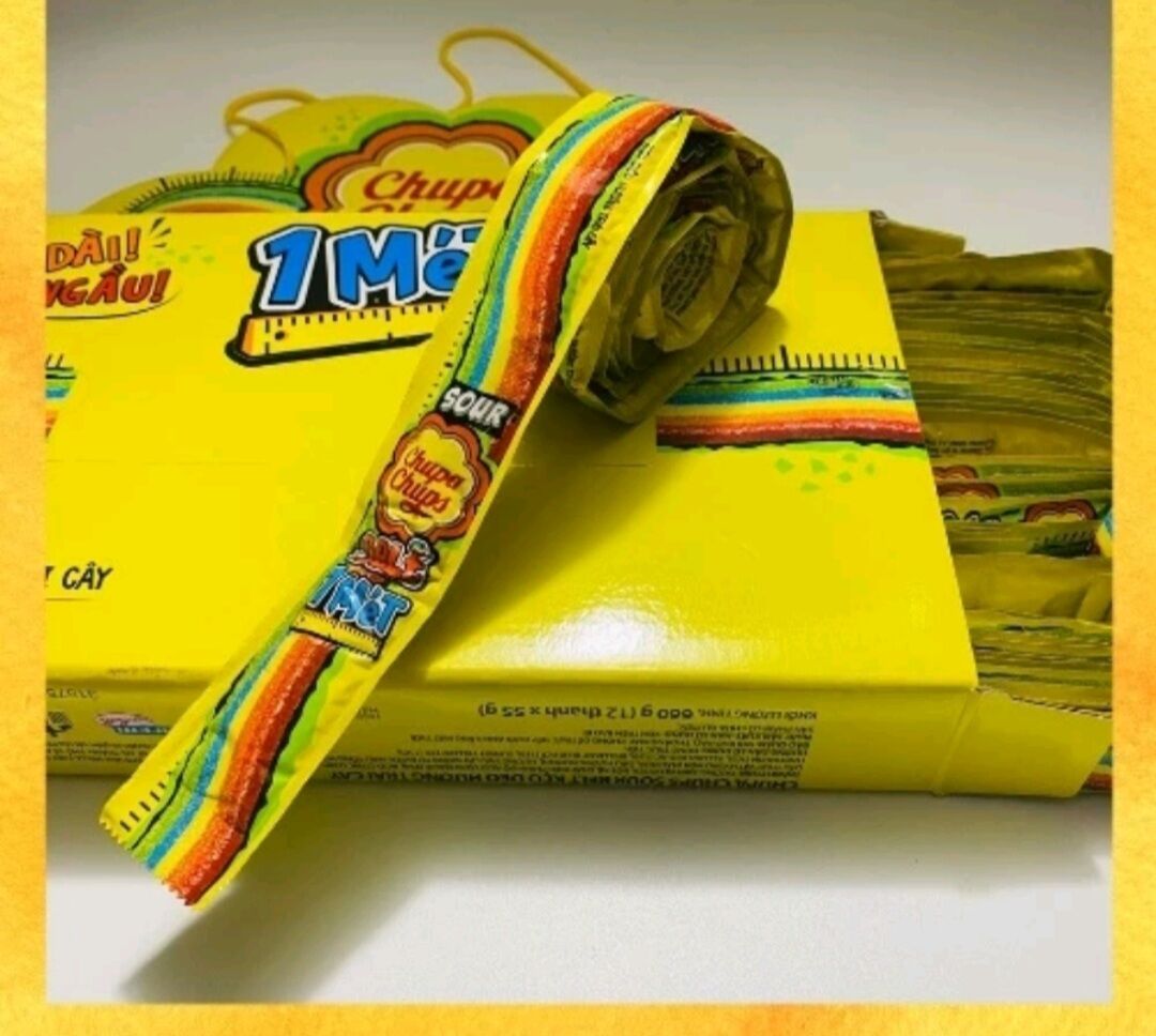 Kẹo dẻo Chupa Chups dài 1 mét