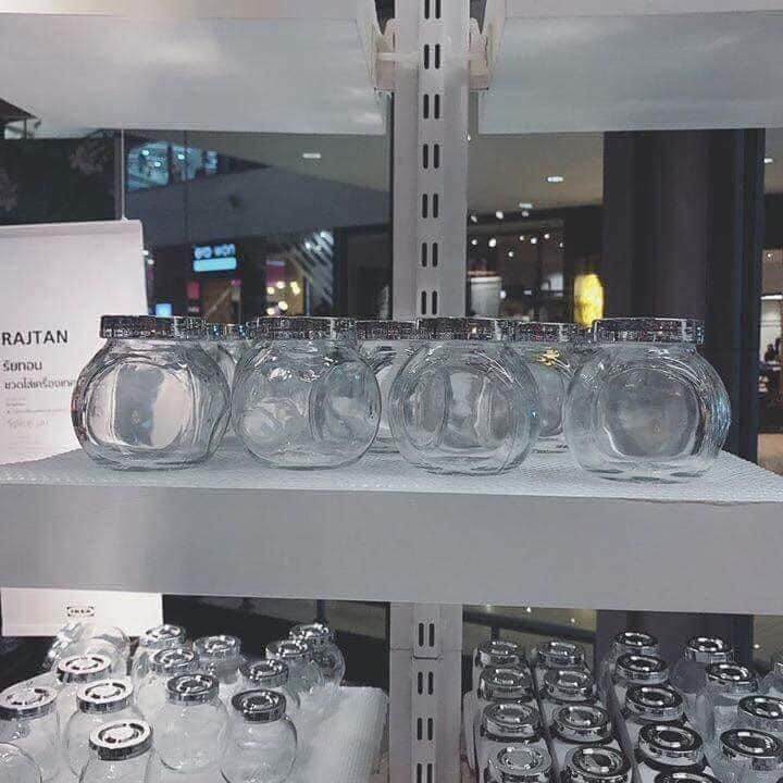 Set 4 lọ thuỷ tinh đựng gia vị IKEA Thái Lan