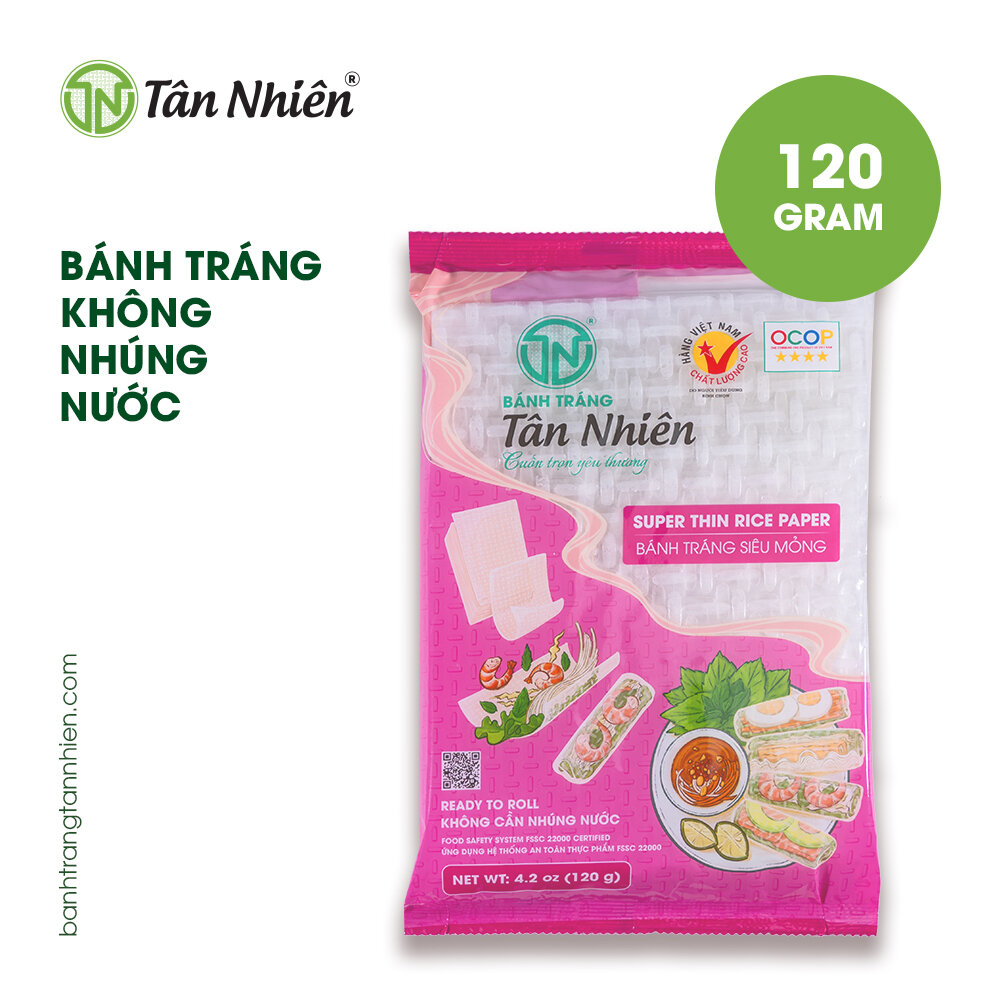 Bánh tráng siêu mỏng Tân Nhiên 120 gram