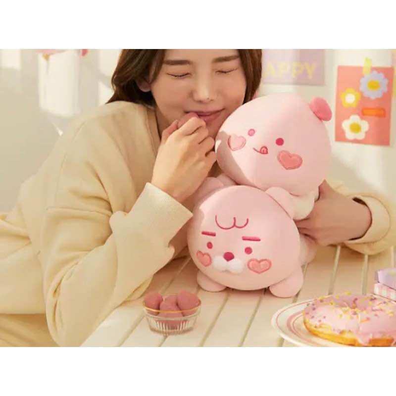 [Apeach Ryan Kakao friends] cặp gấu bông đào rian màu hồng baby má tim chính hãng