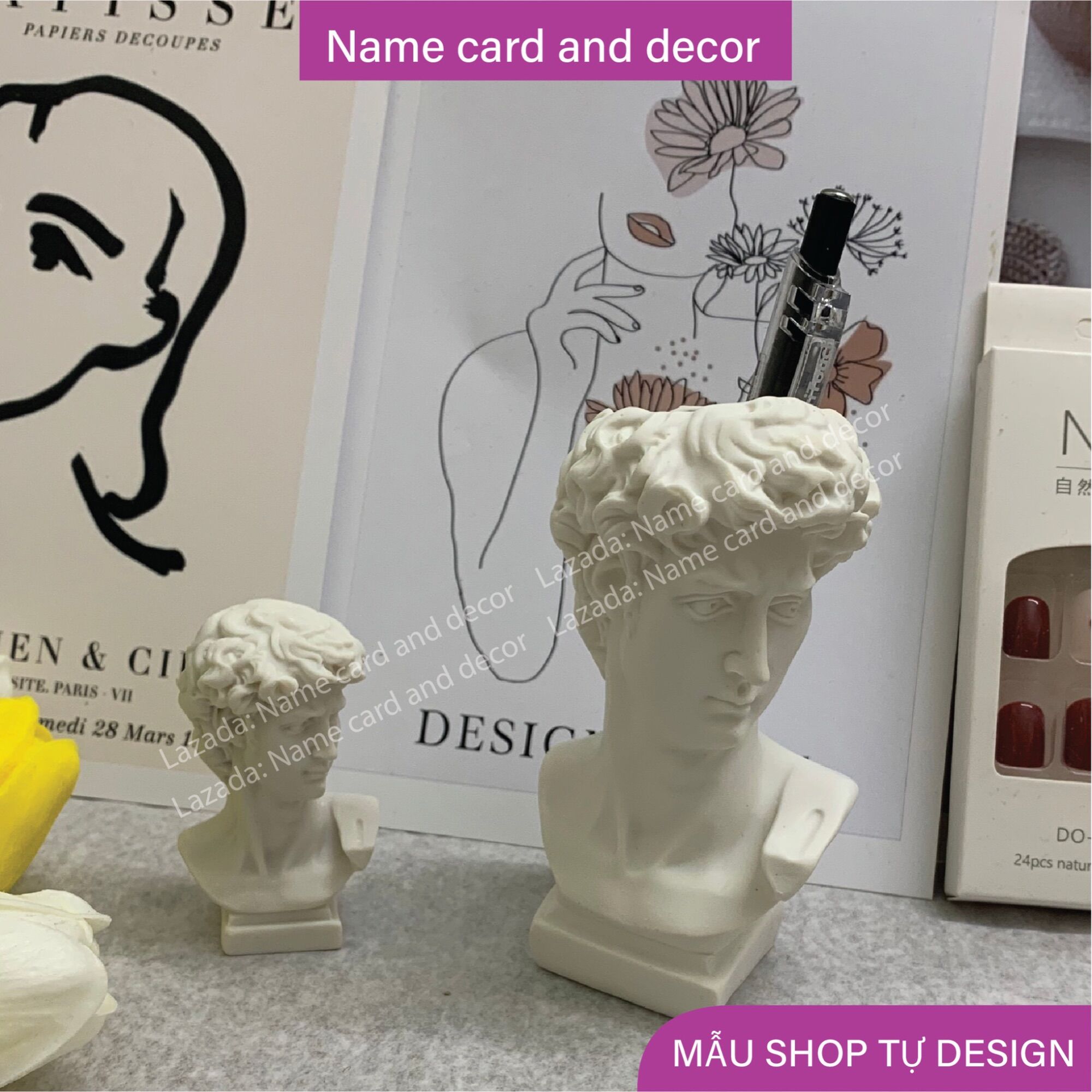 Tượng david decor, đạo cụ chụp ảnh, phong cách bắc âu