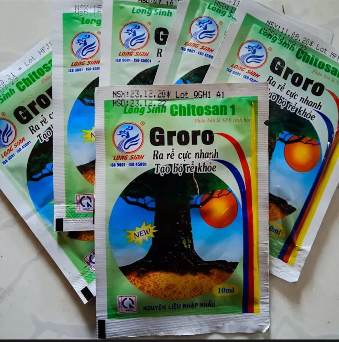 Groro ra rễ cực mạnh combo 10 gói
