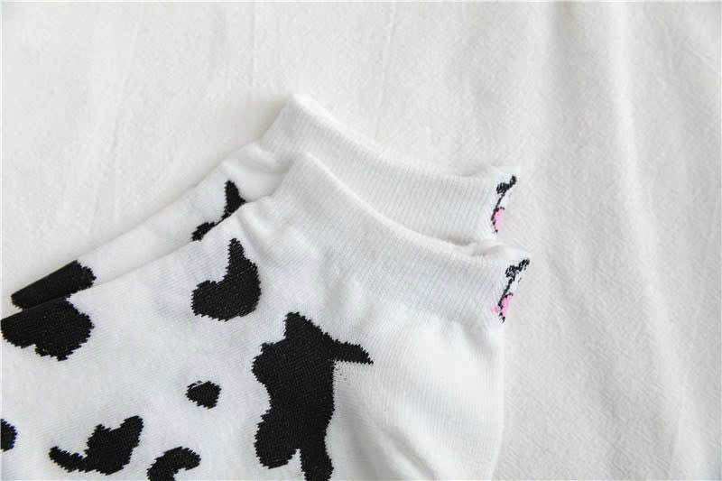 Sét 5 đôi tất bò sữa trắng xịn sò trẻ trung