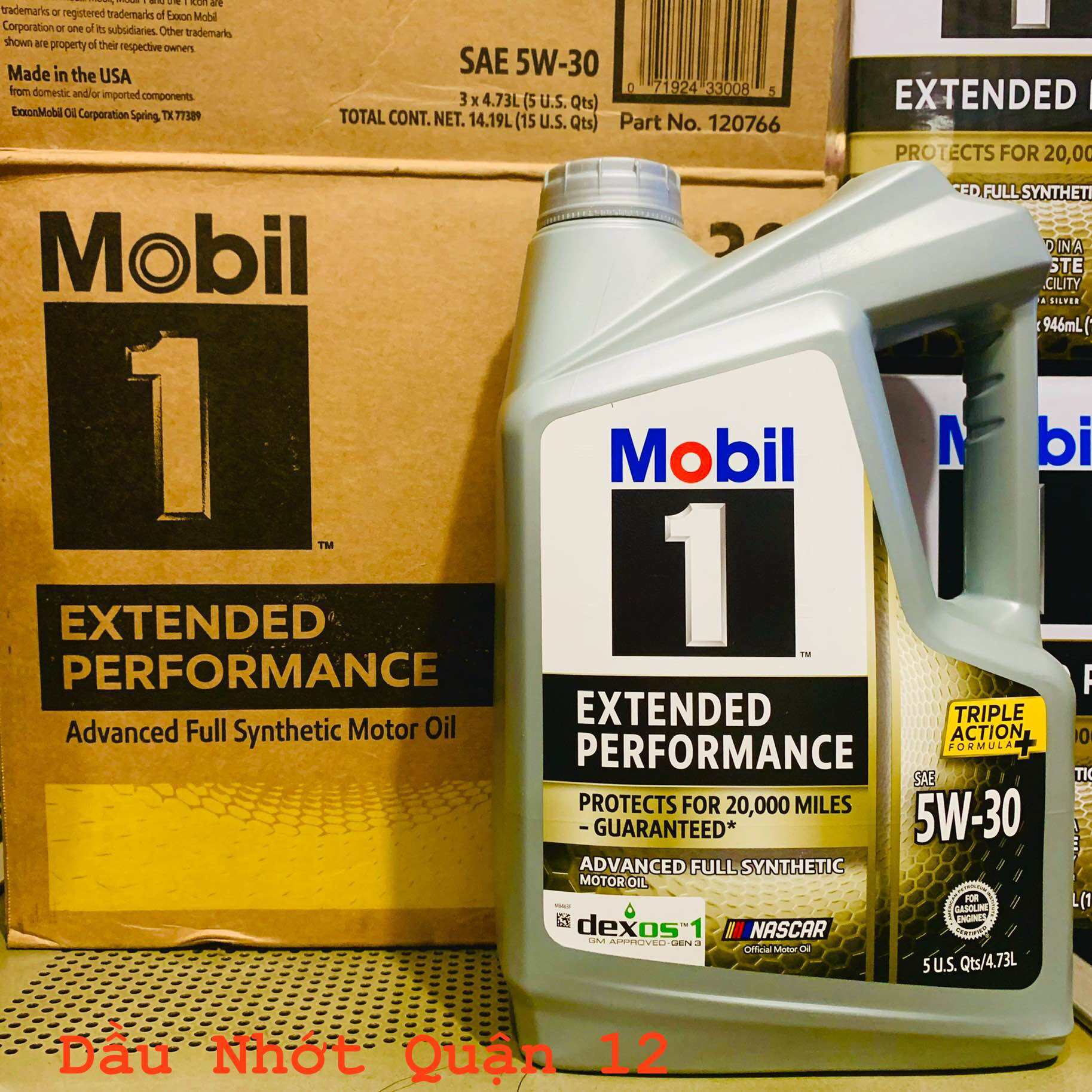 Nhớt Xe Tay Ga - Xe Hơi Cao Cấp Mobil 1 Extended Performance 5W-30 946ML Made in USA