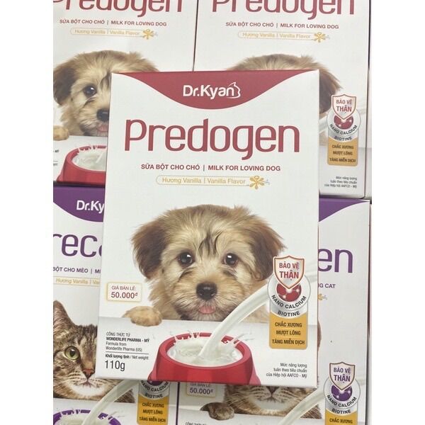 Sữa bột dành cho Mèo - Chó Precaten và Predogen hộp 110g