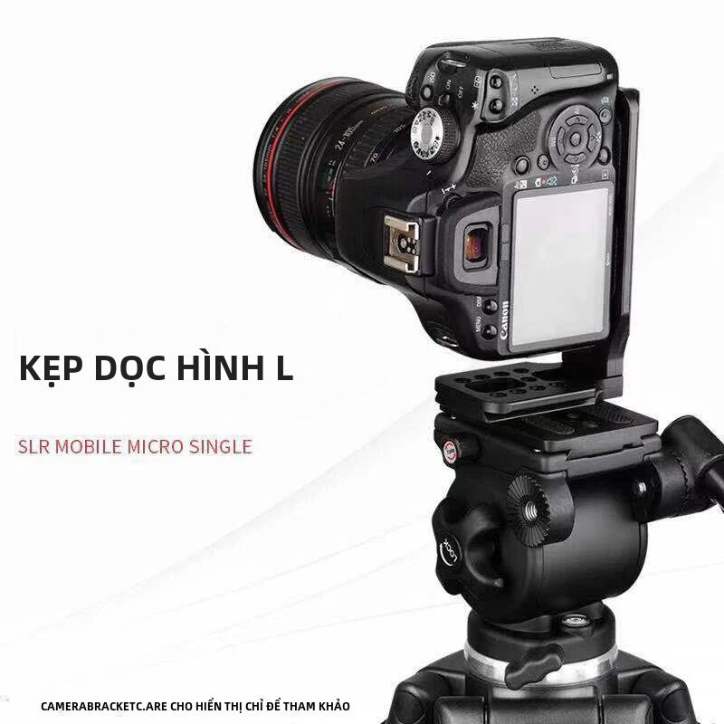 Giá Đỡ Chữ L Đa Năng, Tháo Lắp Nhanh, Tấm L Cho Máy Ảnh, Vít 1/4 Inch, Tương Thích Với Máy Quay Video Dọc, Tương Thích Với Nikon, Canon, Sony, Fuji