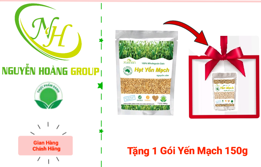 Hạt Yến Mạch Úc Xuân An 500g - Tặng kèm 1 gói YM 150g