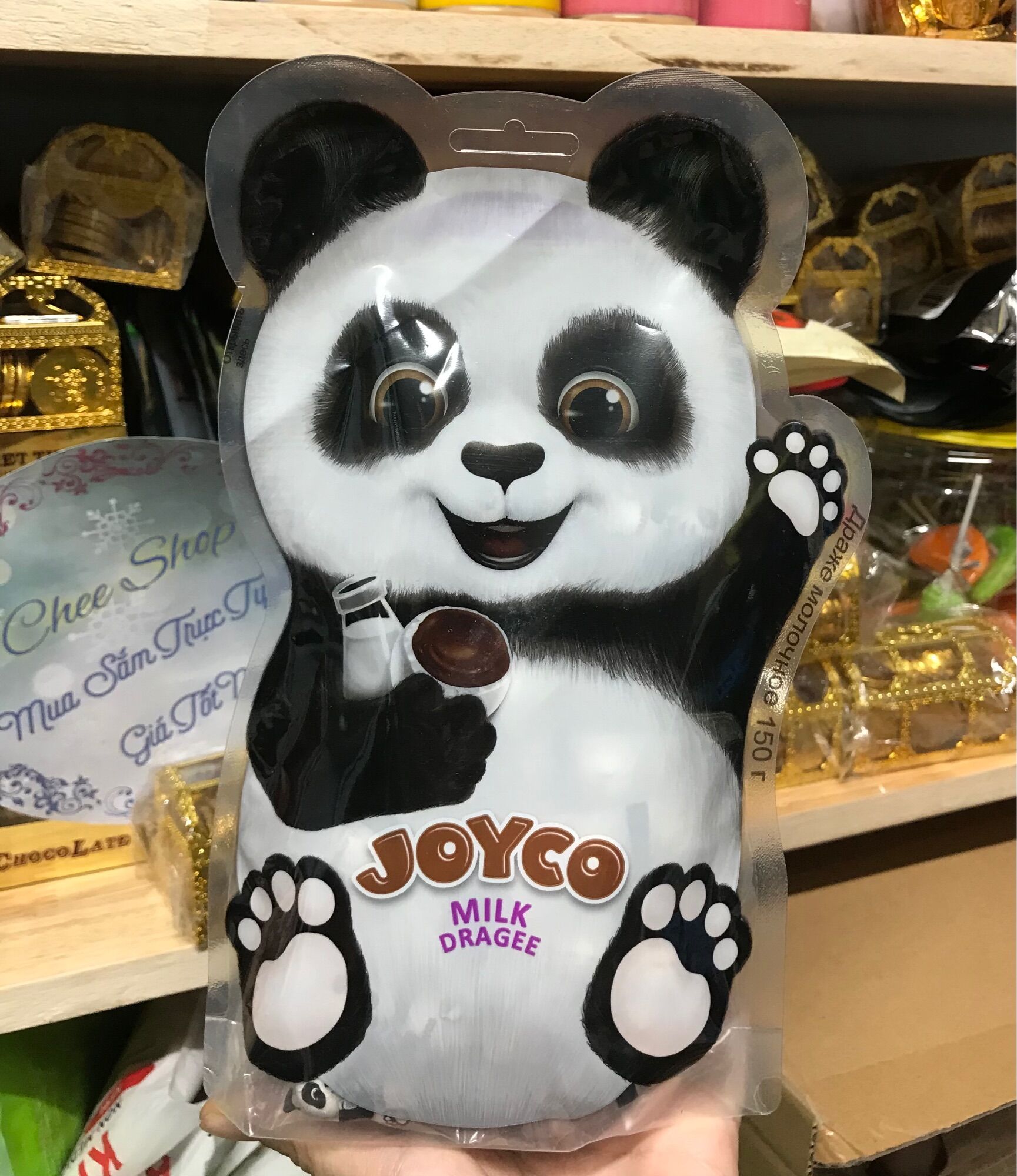 Kẹo Socola Gấu Trúc Panda Joyco Milk Dragee ( 1 Bịch 150g)