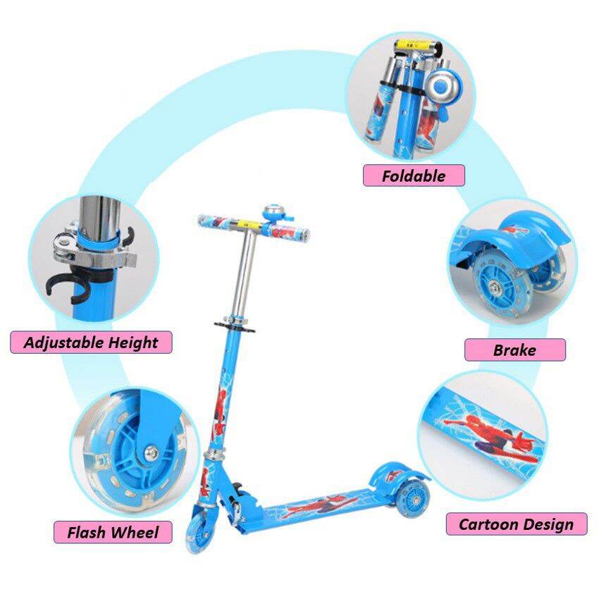 XE 3 BÁNH SCOOTER PHÁT SÁNG CHO BÉ