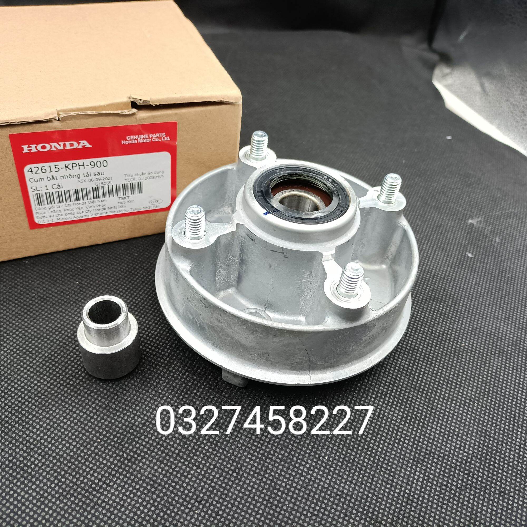 Cùi dĩa bắt nhông tải bánh sau WAVE A RS S110 RSX FUTURE 125... zin