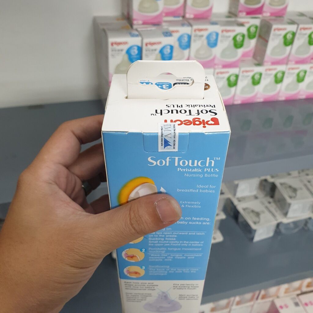 (TẶNG KÈM NÚM PIGEON) Bình sữa pigeon softouch PPSU nhập khẩu chính hãng