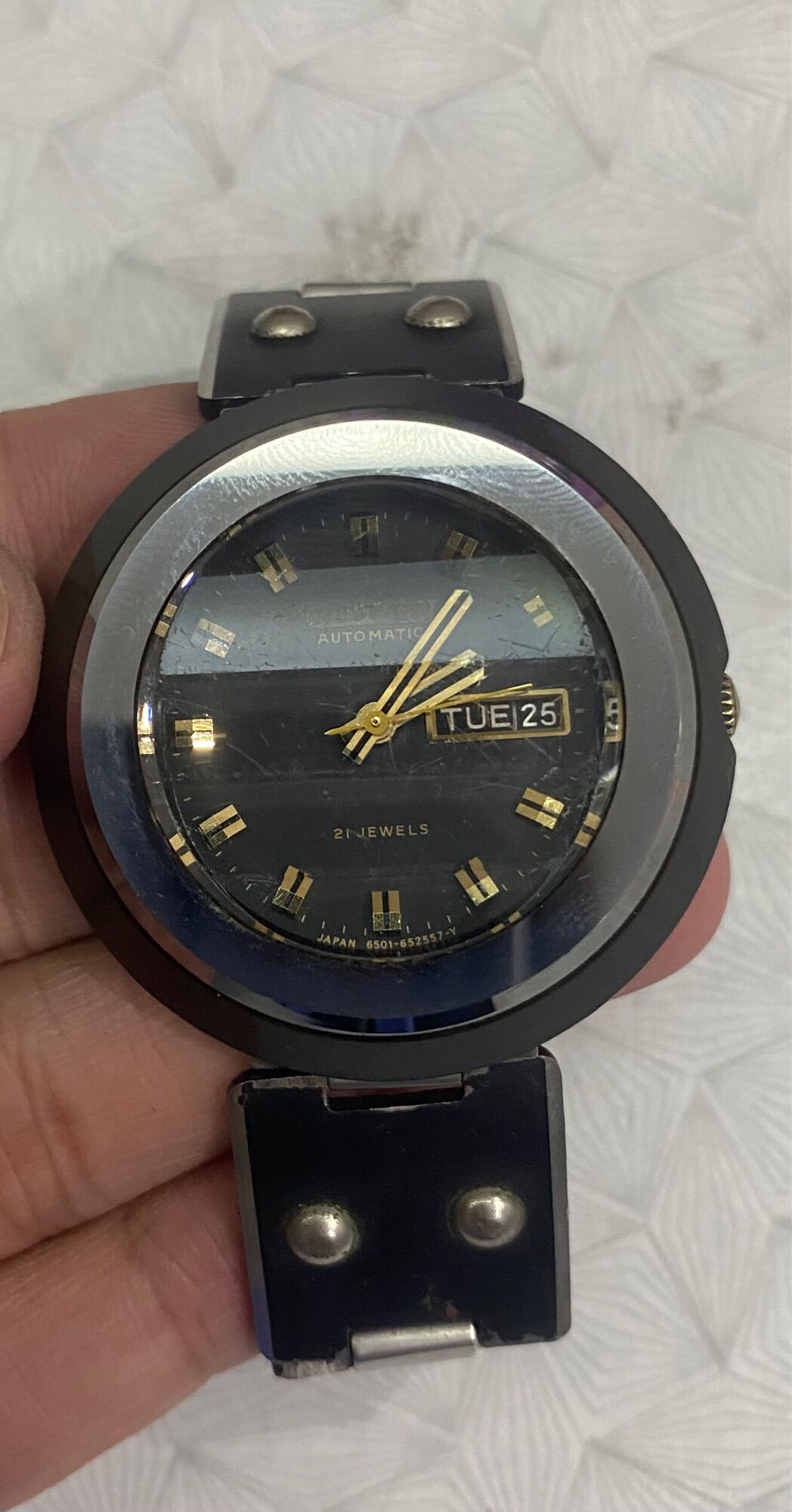 Đồng hồ nam Cơ Citizen 21 jewel tự động niềng đá