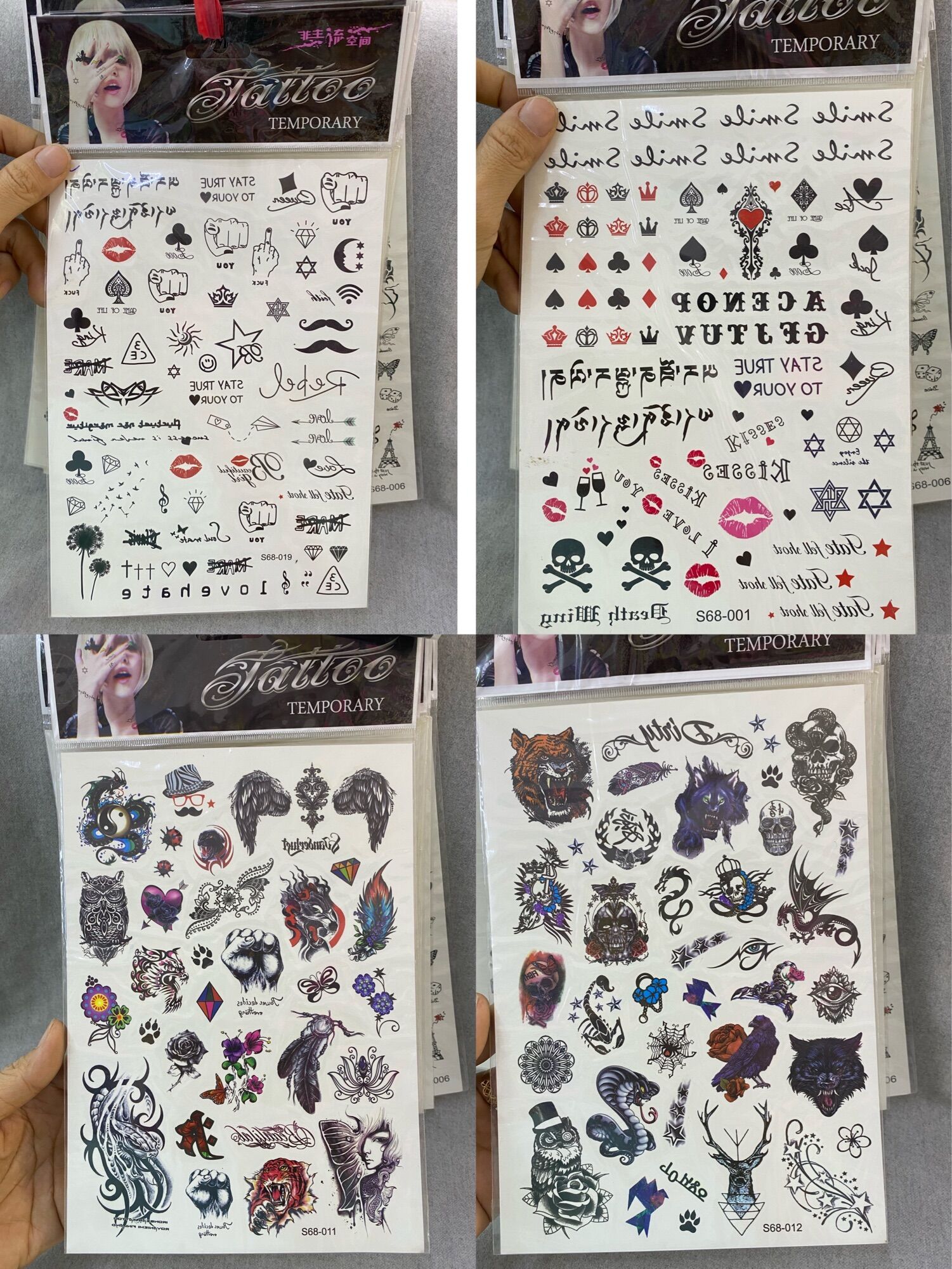 Hình Xăm Dán Nghệ Thuật Tattoo hình xâm