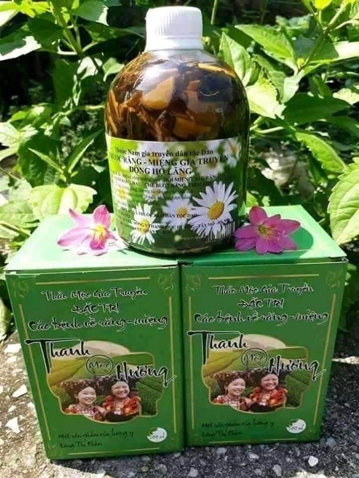 Thảo dược răng miệng, sâu răng, hôi miệng, chai 500 ml