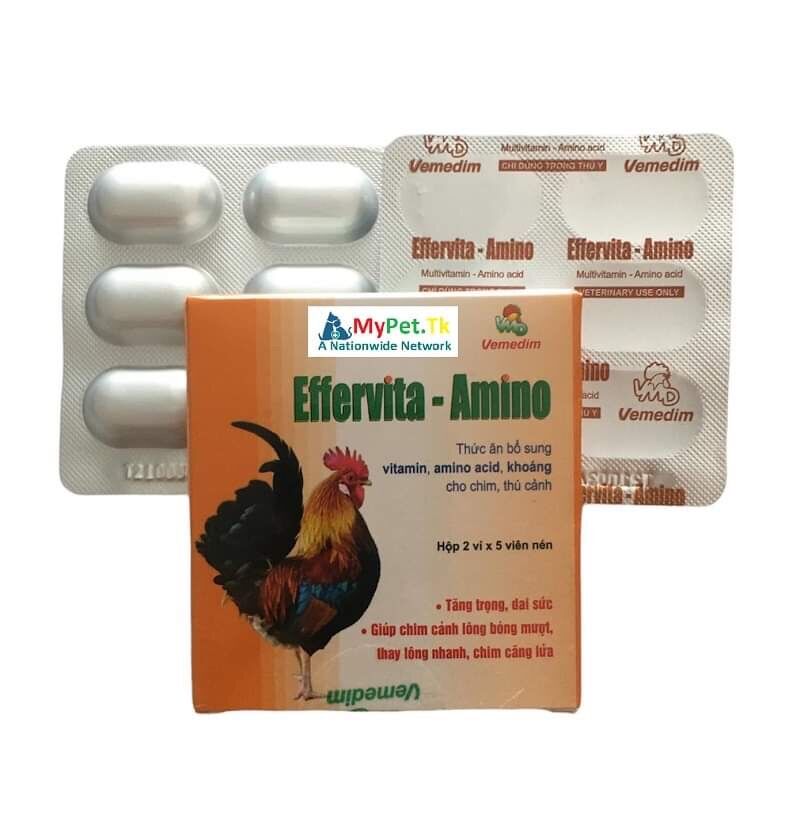 Vemedim Effervita Amino Nutrition for dogs cats birds chickens