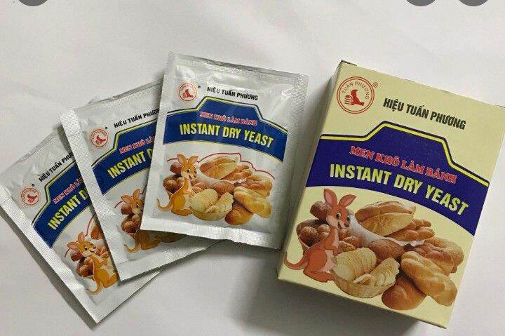 combo 5 gói men nở khô, 50.000đ.