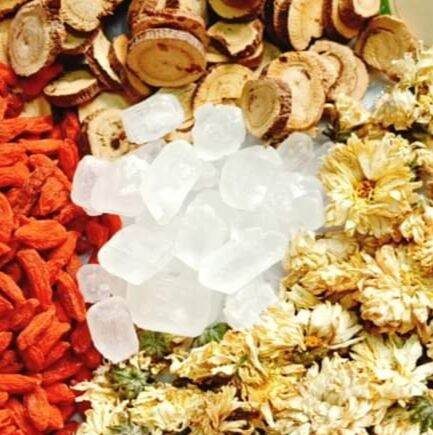 Trà Hoa Cúc, Kỷ Tử, Táo Đỏ, Cam Thảo