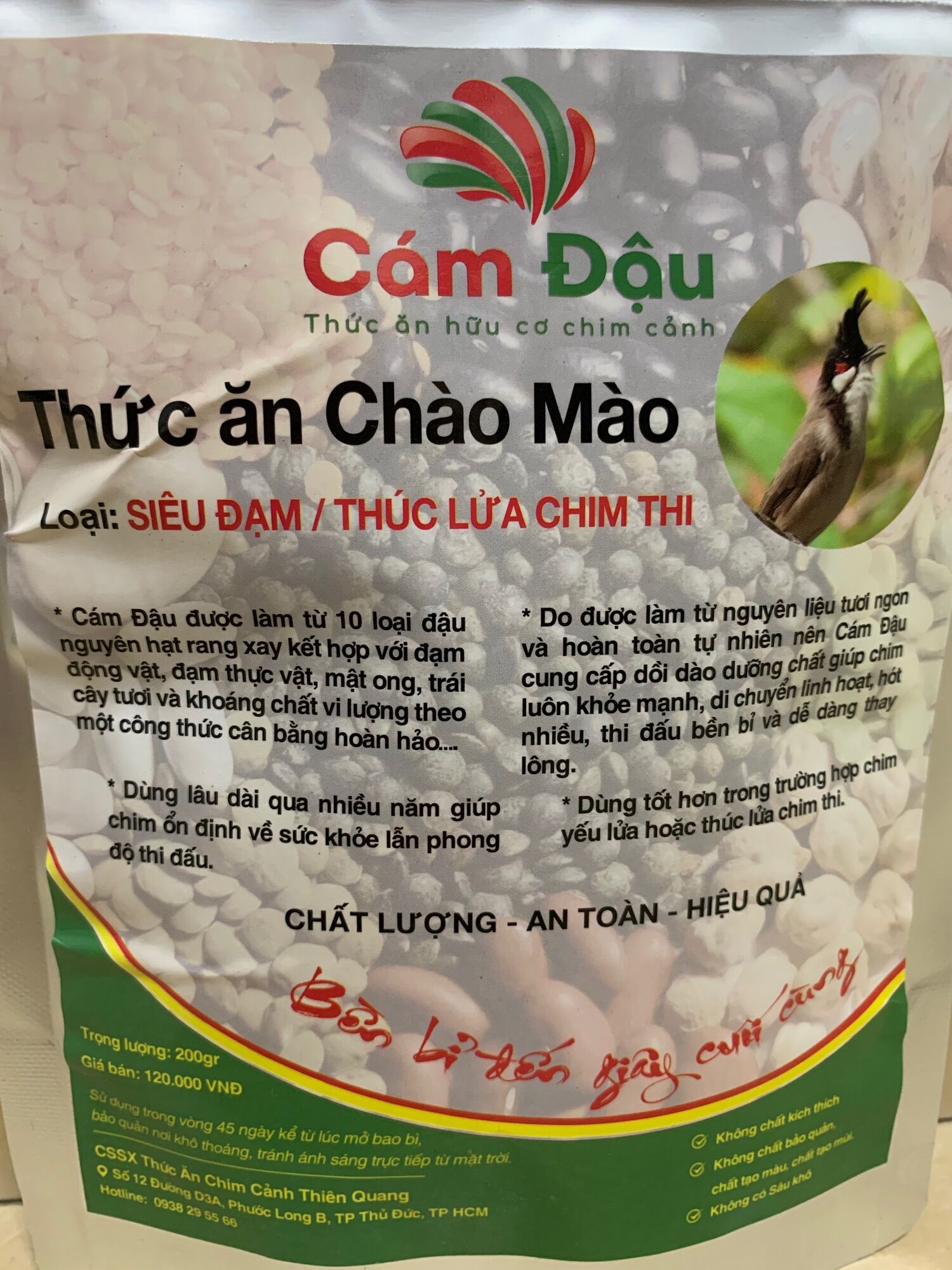 Cám đậu: 5 gói thức ăn siêu đạm
